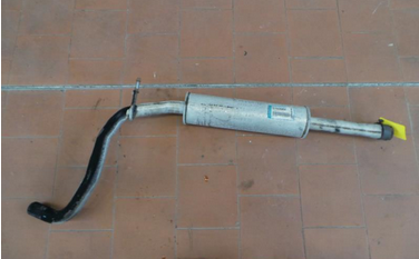 VW Lupo 6X1 Baujahr: 2000 Auspuff vorne, Vorschalld&auml;mpfer